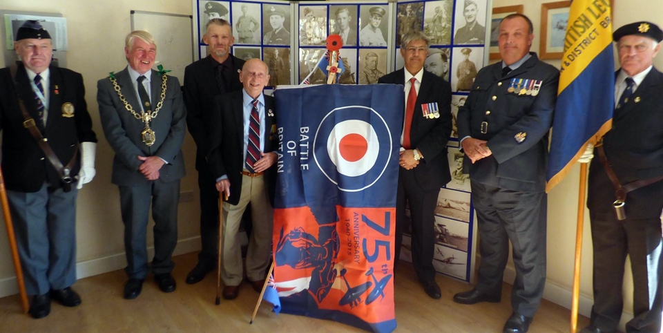 75th anniversary of the battle of britain plaque unveiling RAF Warmwell 152 Hyderabad Squadron 10