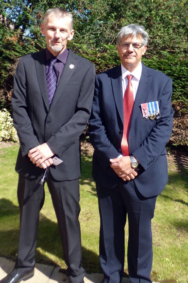 75th anniversary of the battle of britain plaque unveiling RAF Warmwell 152 Hyderabad Squadron 3