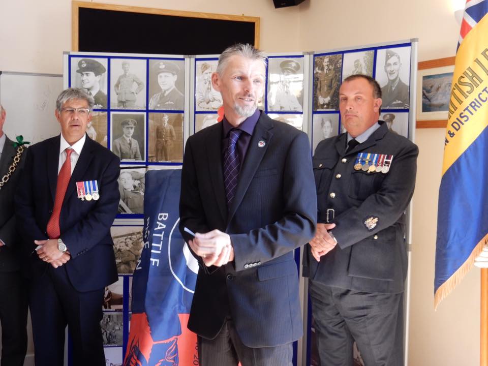 75th anniversary of the battle of britain plaque unveiling RAF Warmwell 152 Hyderabad Squadron 5