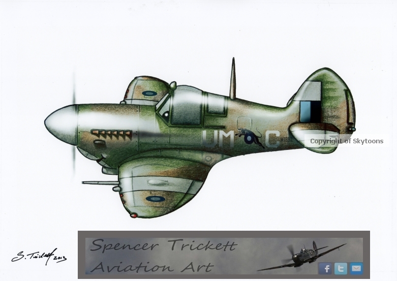 MK V111 Spitfire by skytoons