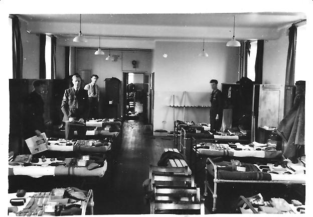 Preparing_for_kit_inspection_-_1954