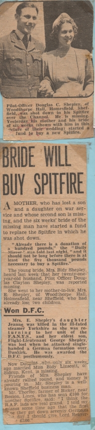 Shepley & Bride 152 Squadron news