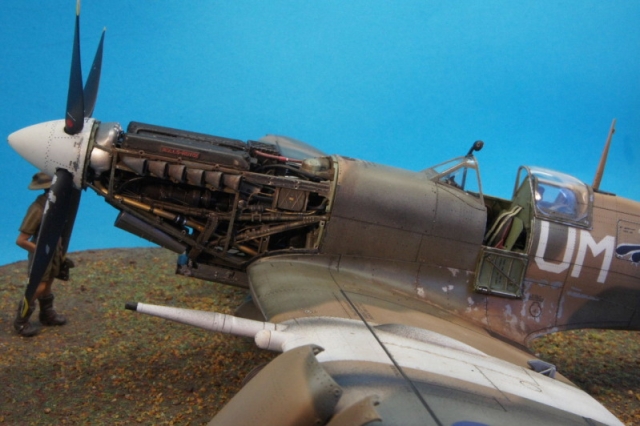 Spitfire MkVIII, RAF 152 Sqn Burma 1945C
